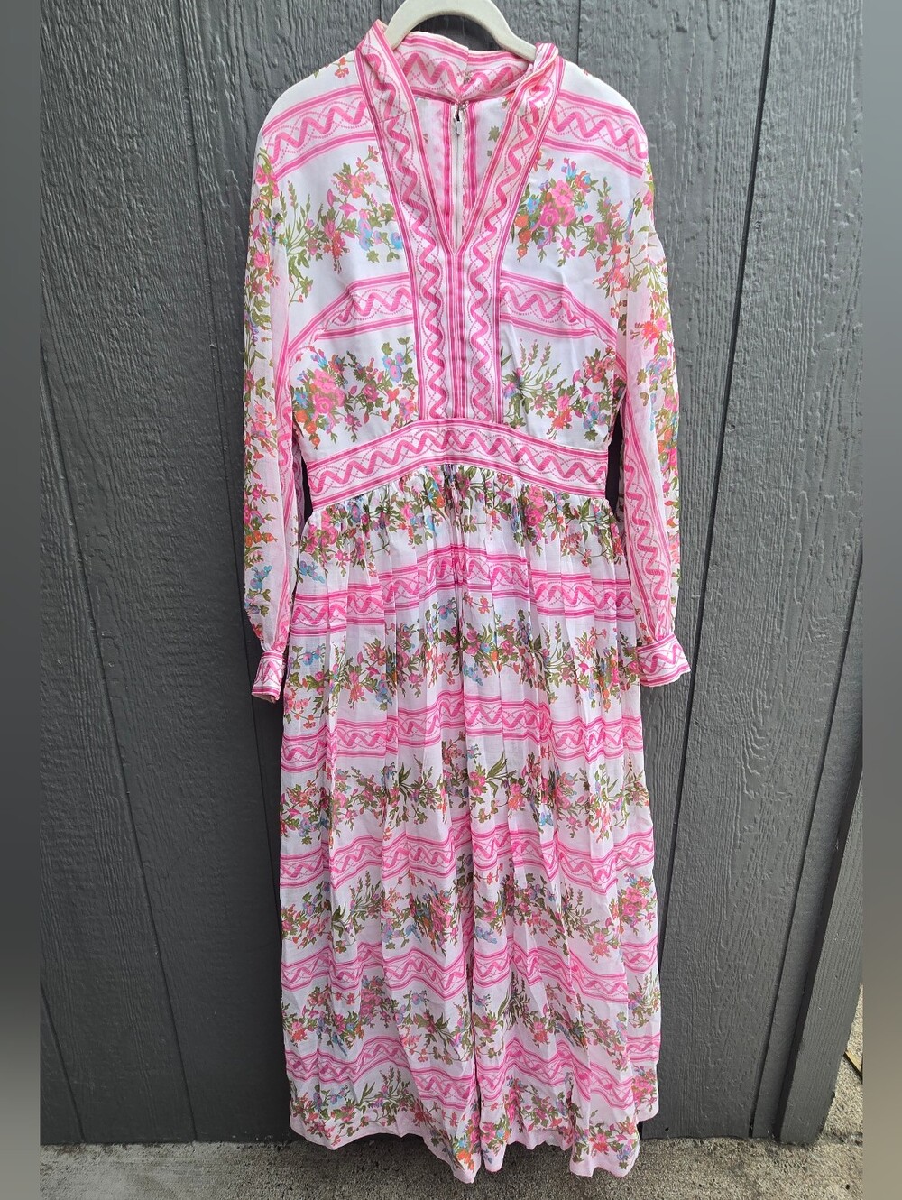 Vintage 1960's Dress - Pink Floral
